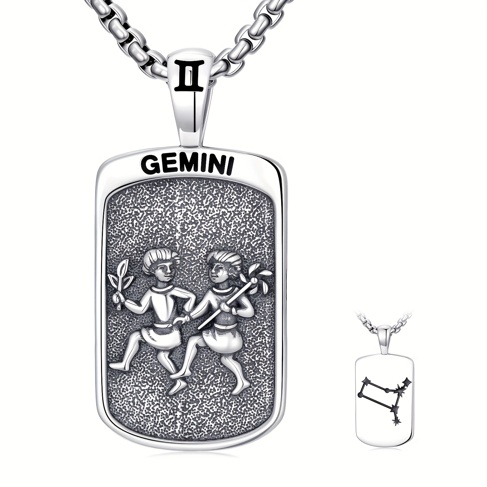 Women's 925 Sterling Silver Zodiac Constellation Necklace